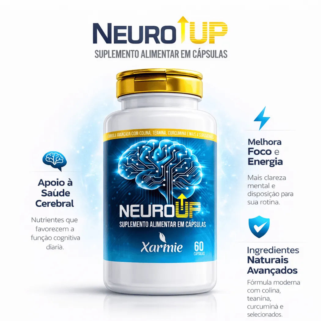 Neuro Up Suplemento para Foco, Memória e Desempenho Cognitivo