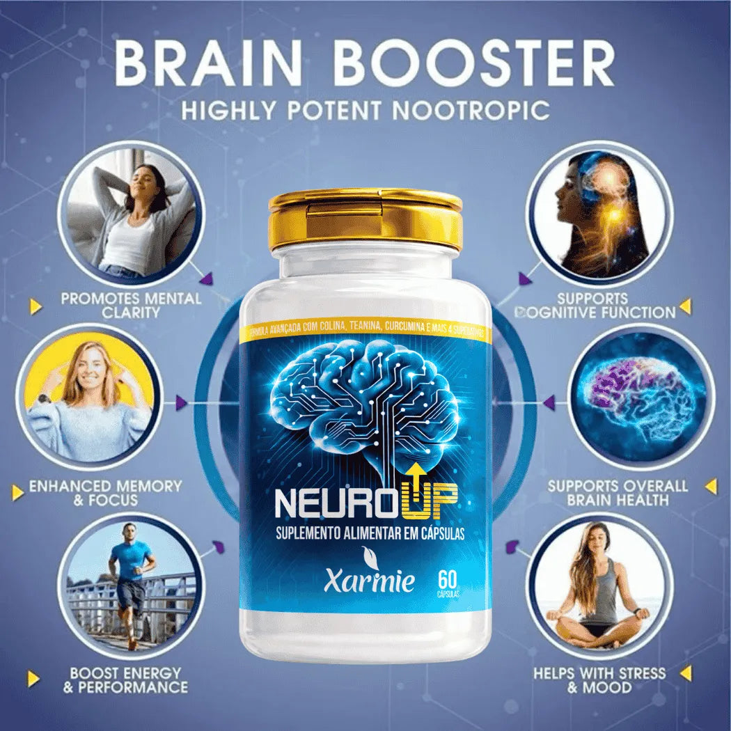 Neuro Up Suplemento para Foco, Memória e Desempenho Cognitivo