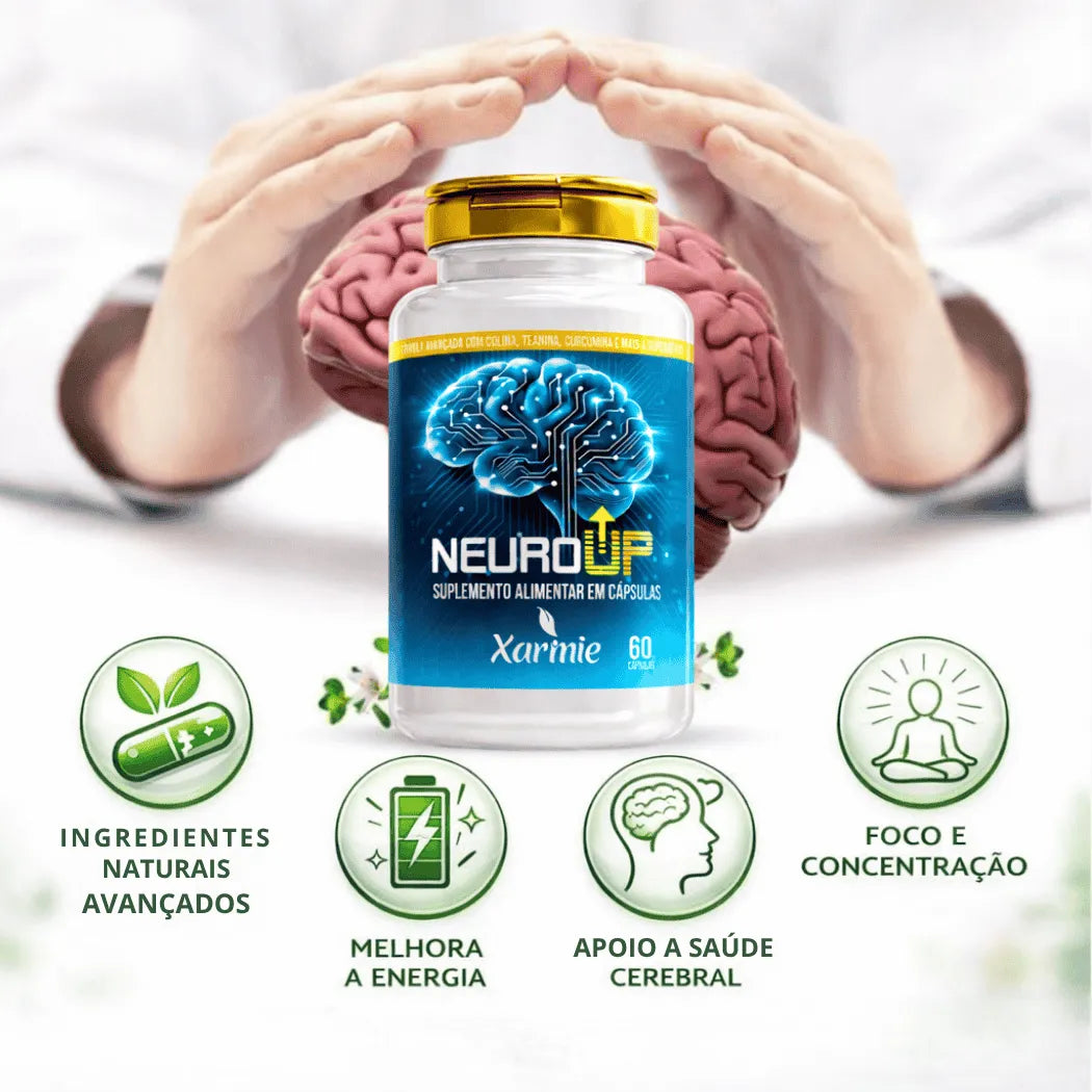 Neuro Up Suplemento para Foco, Memória e Desempenho Cognitivo